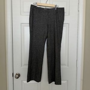 Ann Taylor Grey Stretch Work Pants Trousers - Women's 8p